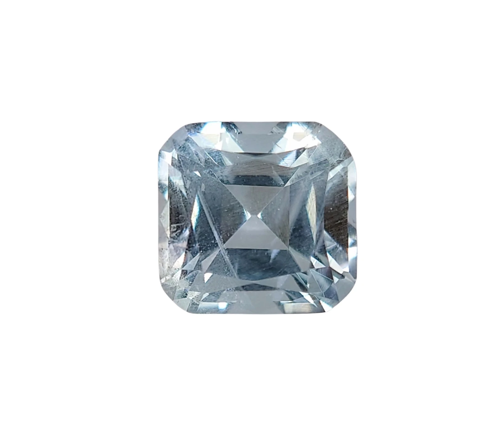 1.2ct Asscher Faceted Natural Aquamarine from Nigeria — view 1